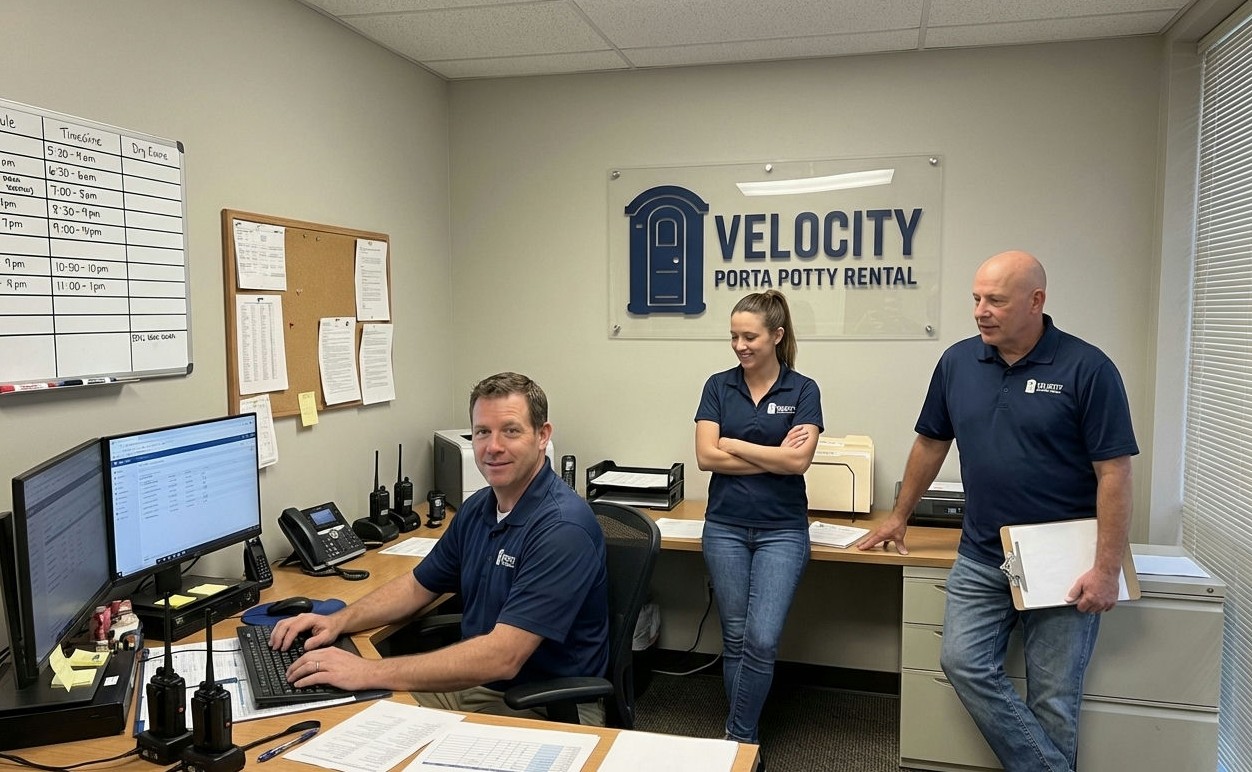 Velocity Porta Potty Rental Signage